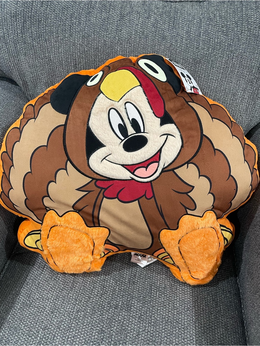Disney Mickey Turkey Plush Pillow